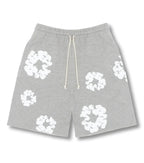 "Flower" Shorts Grey