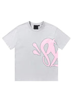 "Graffiti" Short Set Grey/Pink