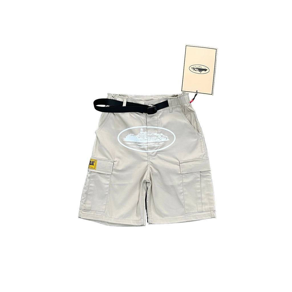 "Alcatraz" Cargo Shorts Beige